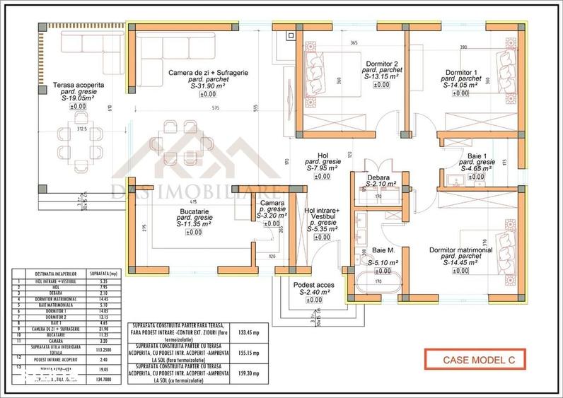 Casă cu 4 camere cu Teren 535 Mp în Mara