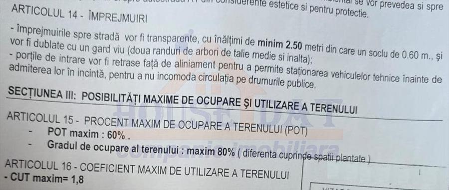 Teren agricol intravilan de 12400 mp, în Olteni (Uliești)