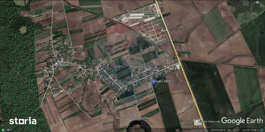 Teren de 39063 mp, în Crevedia