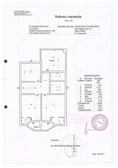 Casă cu 4 camere cu Teren 500 Mp în Central