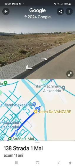 Teren de 2500 mp, în Central