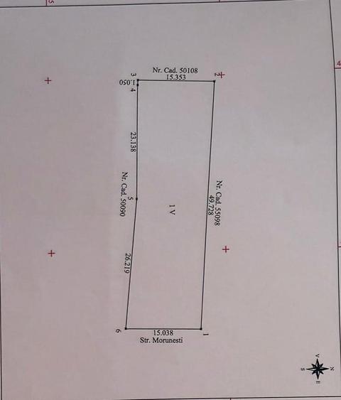 Teren Construcții intravilan de 736 mp, în Bistrița Nouă
