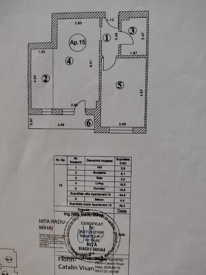 Apartament cu 2 camere semidecomandat în Bragadiru