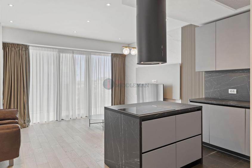 Apartament cu 3 camere semidecomandat, mobilat în Floreasca