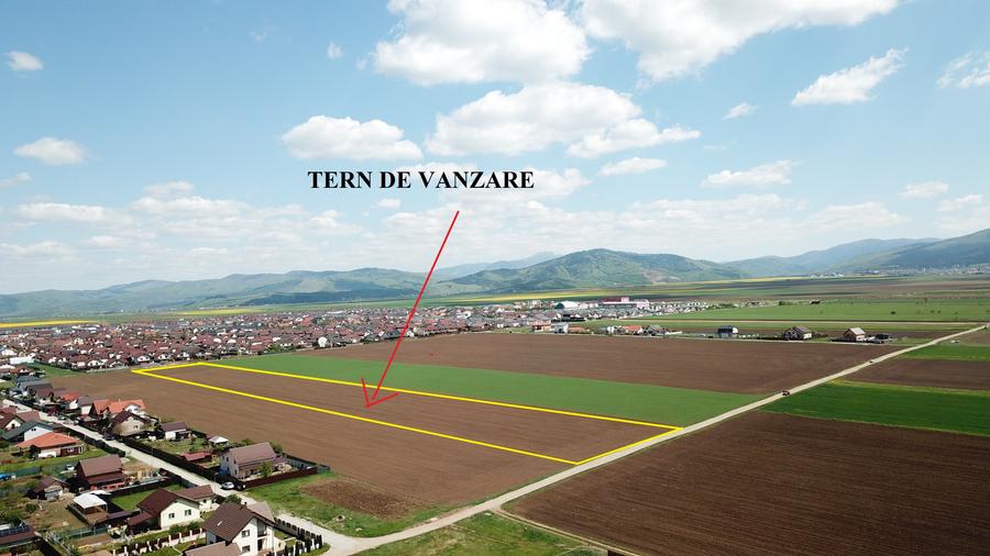 Teren Construcții extravilan de 29200 mp, în Tărlungeni