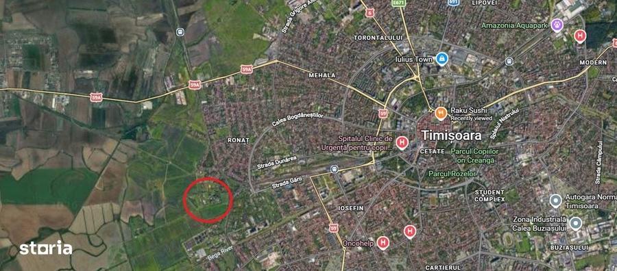Ronat - Teren intravilan - S: 5876mp - Investitie PUZ - 1