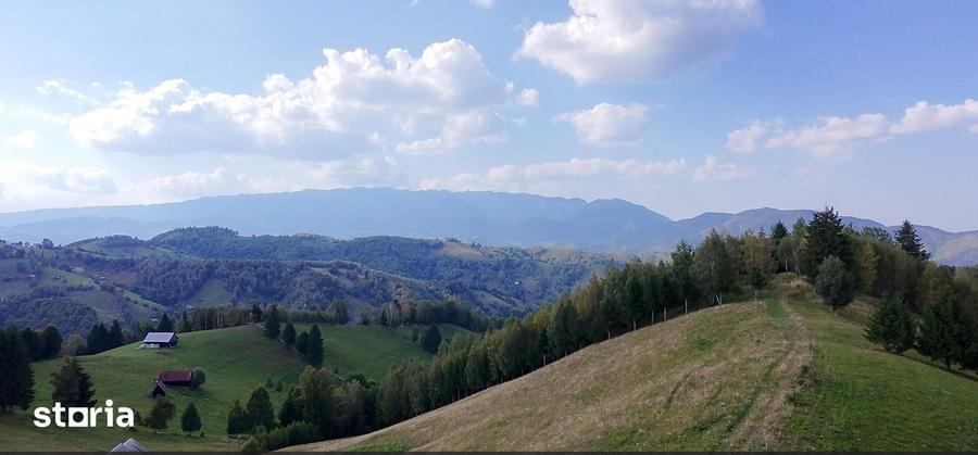 Teren extravilan Simon Bran, vedere muntii Bucegi si Matca Hotel - 1