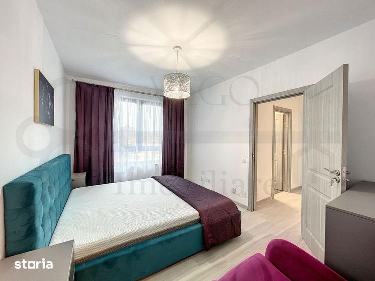 Apartament cu 3 camere, mobilat în Între Lacuri