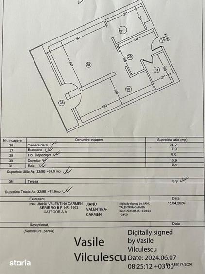 Apartament cu 2 camere, mobilat în Dacia