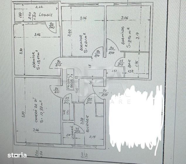 Apartament cu 4 camere decomandat în Titan