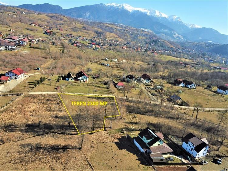 Teren Construcții intravilan de 2300 mp, în Bran