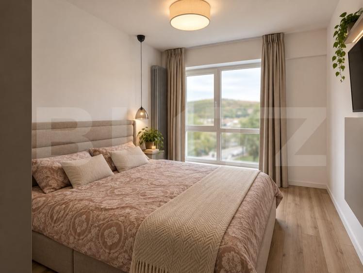 Apartament cu 3 camere decomandat, mobilat în Borhanci