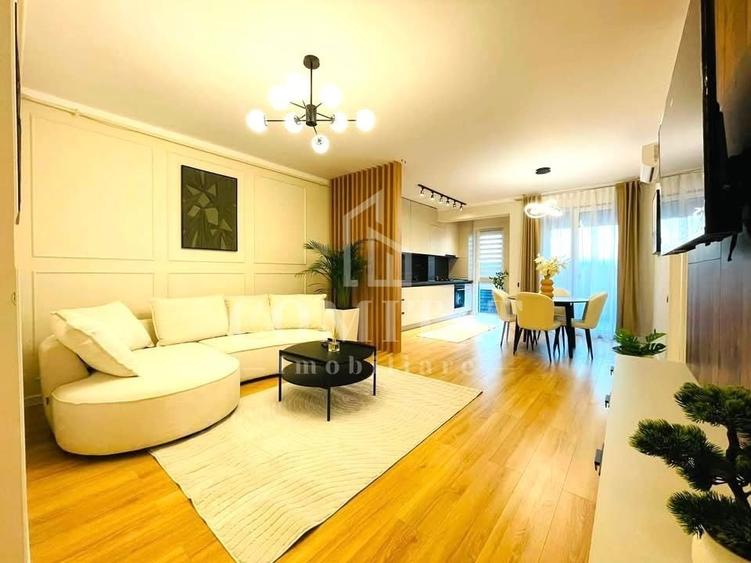 Apartament cu 2 camere semidecomandat, mobilat în Florești