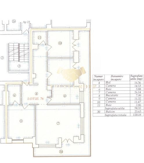Apartament cu 4 camere decomandat în Parcul Circului
