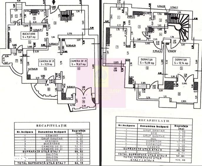 Apartament cu 4 camere în Unirii