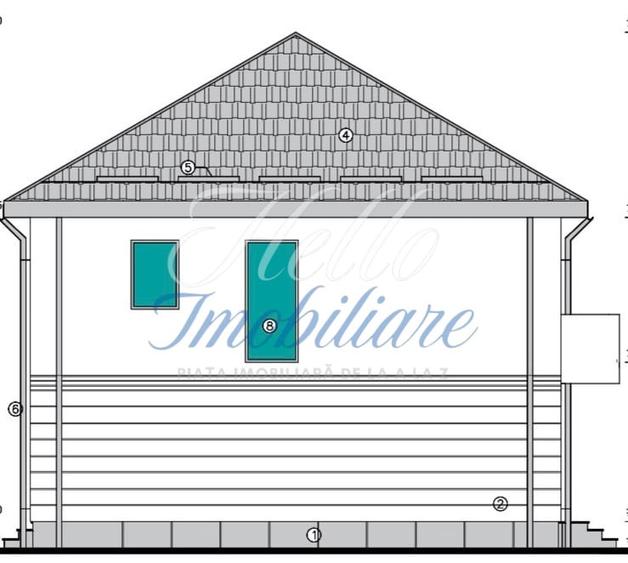 Casă individuală cu 5 camere cu Teren 700 Mp în Baciu