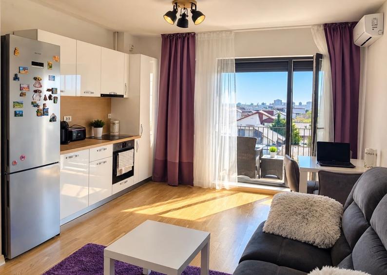 Apartament cu 2 camere decomandat, mobilat în Domenii
