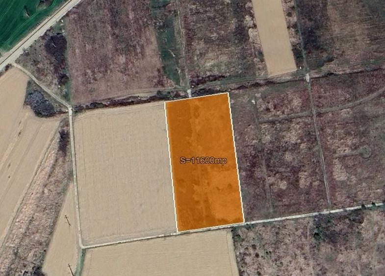 Teren Construcții intravilan de 11600 mp, în Periferie
