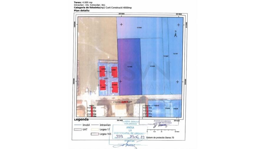 Teren Construcții intravilan de 4000 mp, în Pipera