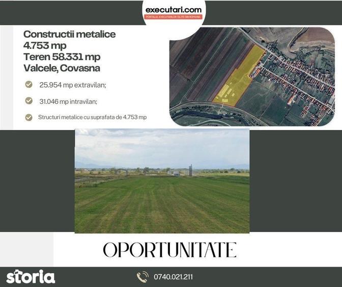 Teren de 4753 mp, în Vâlcele