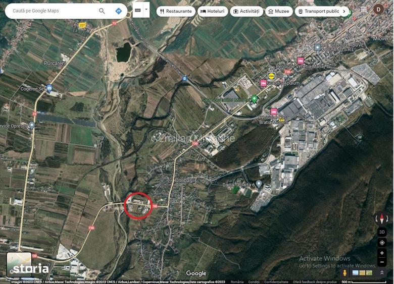 Teren Mioveni, la asfalt, 4311 mp, pretabil investitie