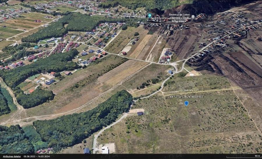 Teren de 2497 mp, în Glâmbocu