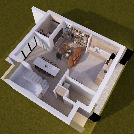 Duplex cu 4 camere cu Canalizare în Șura Mică