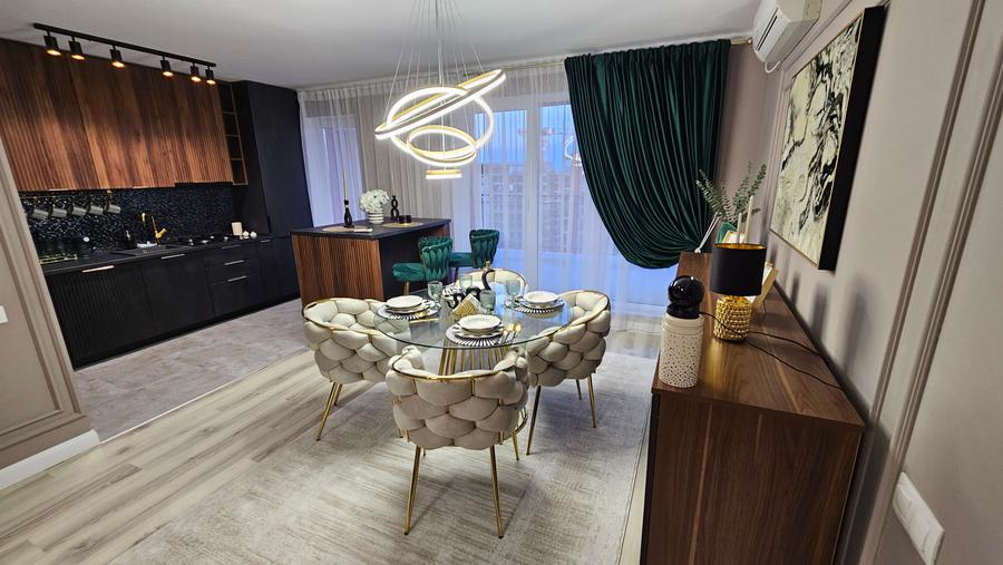 Apartament cu 2 camere semidecomandat, mobilat în Lipovei