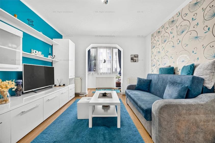 Apartament cu 2 camere semidecomandat în Nord