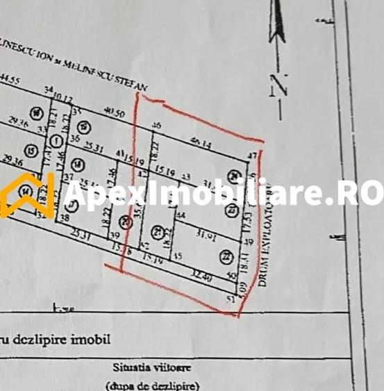 Teren Construcții intravilan de 2494 mp, în Rahova
