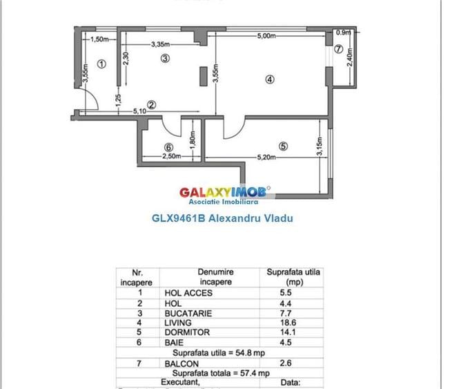 Vanzare apartament 2 camere, str. Motilor - Metrou Mihai Bravu - 3