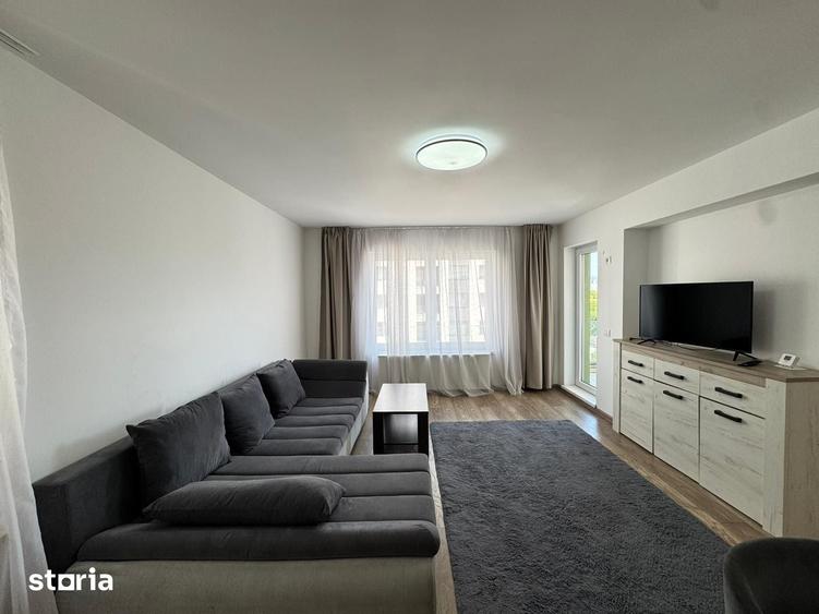 Apartament cu 2 camere semidecomandat în Sânpetru