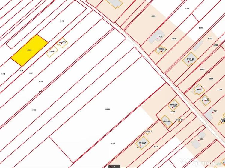 Teren de 897 mp, în Frumoasa