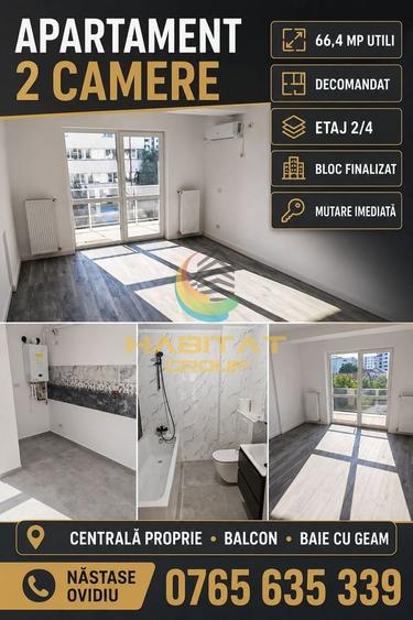 Apartament cu 2 camere decomandat în Berceni