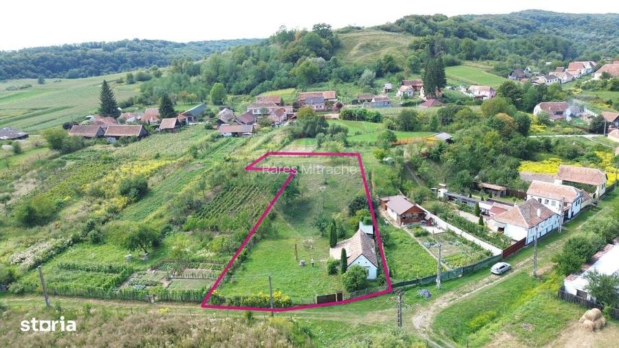 Casa de vacanta in sat sasesc, Moardas judetul Sibiu, 1138 mp