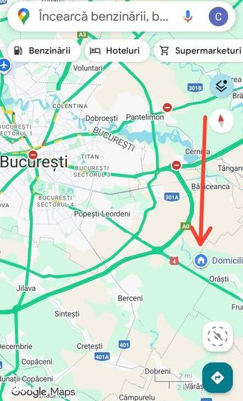 Casă cu 5 camere cu Teren 500 Mp în Frumușani