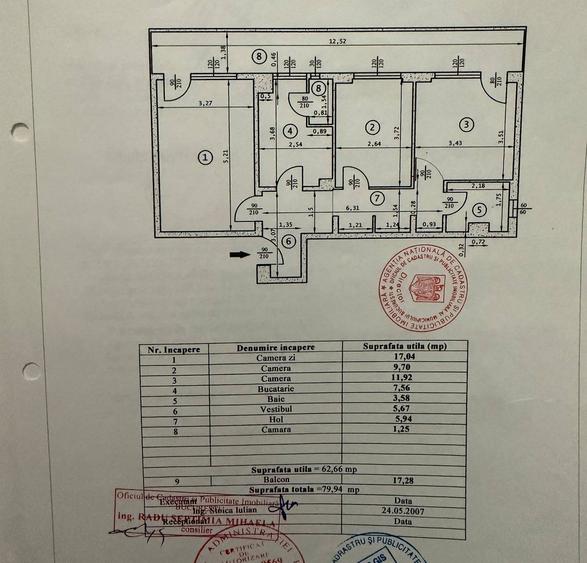 Apartament cu 3 camere decomandat, mobilat în Teiul Doamnei