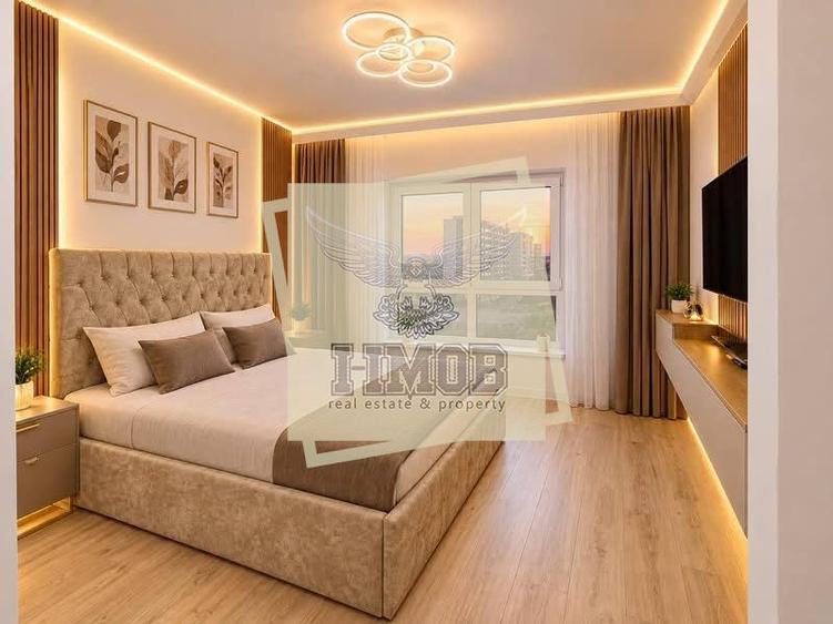 Apartament cu 3 camere decomandat, mobilat în Exterior Sud