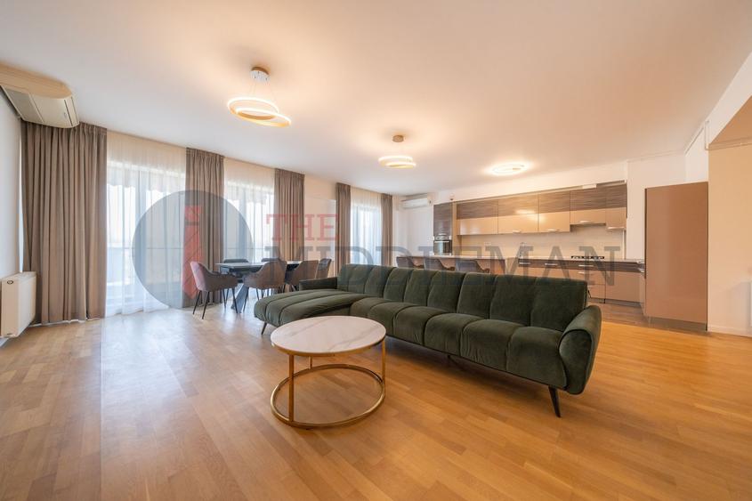 Apartament cu 4 camere decomandat, mobilat în Herăstrău — fotografia 1