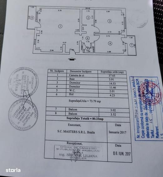 Apartament cu 3 camere decomandat în Barieră