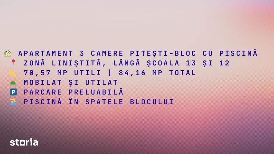 Apartament cu 3 camere semidecomandat în Banat