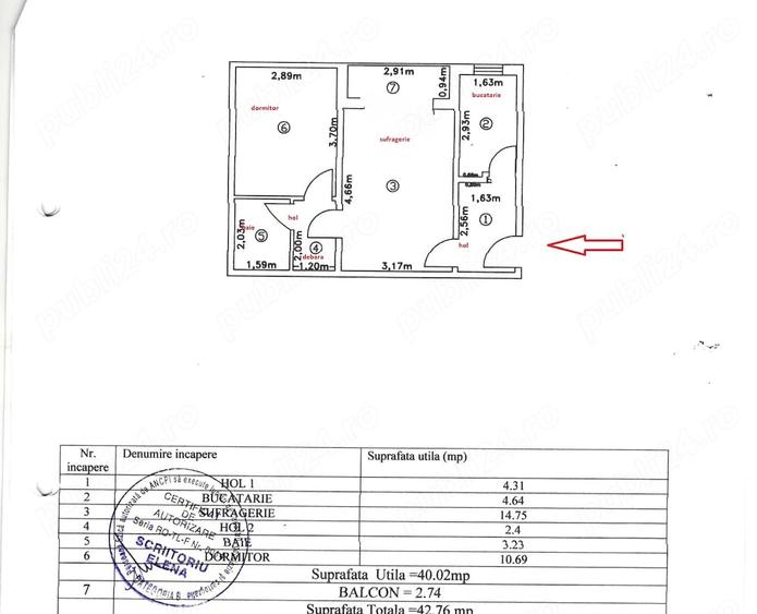 Apartament 2 camere de vanzare - 3