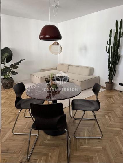 Apartament cu 2 camere semidecomandat, mobilat în Dorobanți