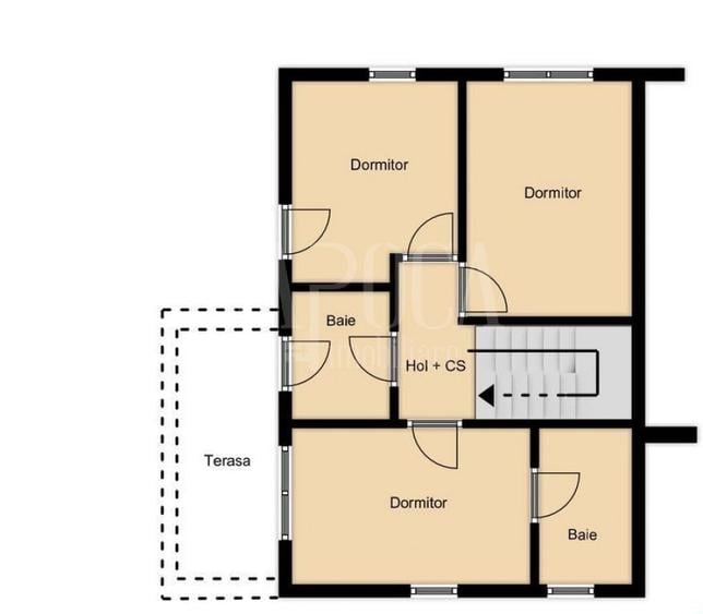 Duplex cu 6 camere cu Canalizare în Europa