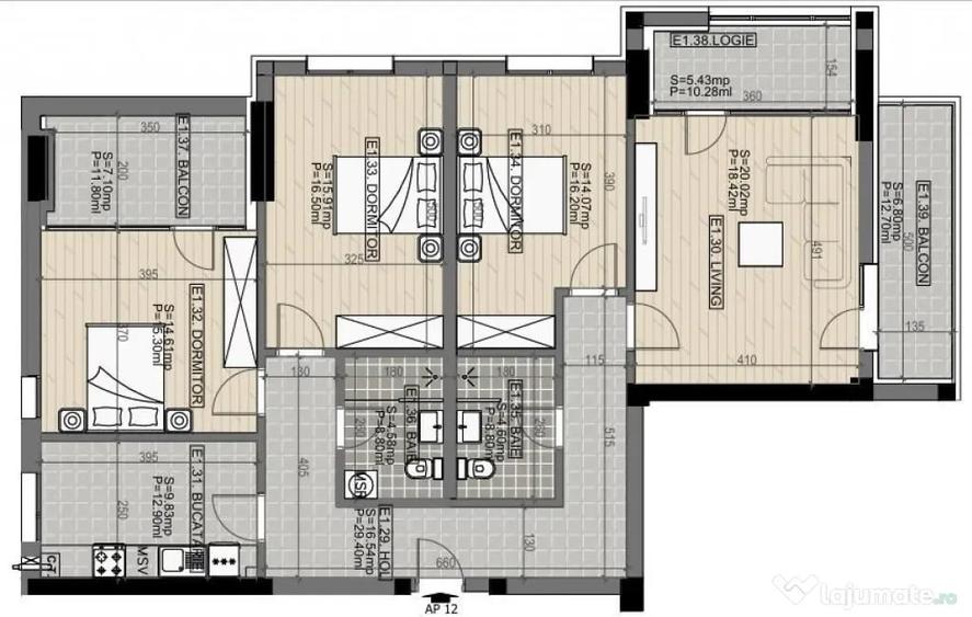 4cam.dec-bd.Brancoveanu-mall Grand Arena-Berceni-A.Persu - 2