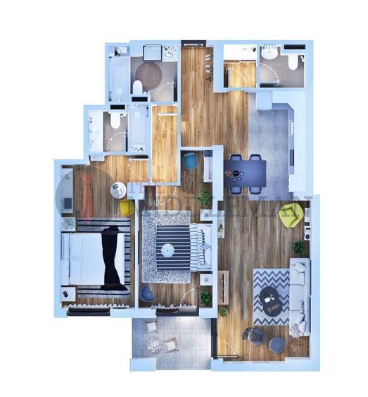 Apartament cu 3 camere si 3 bai langa Mall Veranda - 6