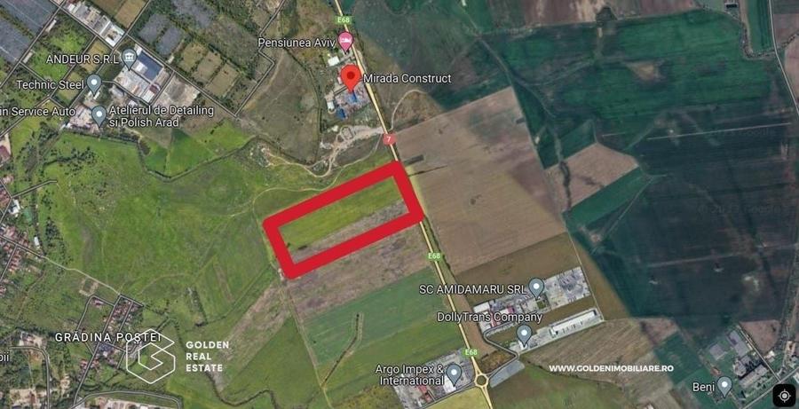 Teren agricol extravilan de 11000 mp, în Vladimirescu
