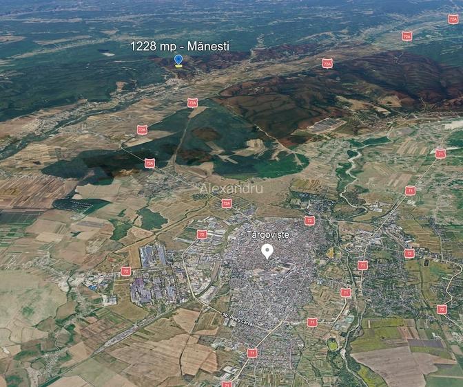 Teren 1228 mp intre paduri - o oaza de lini?te la 20 km de Targovi?te