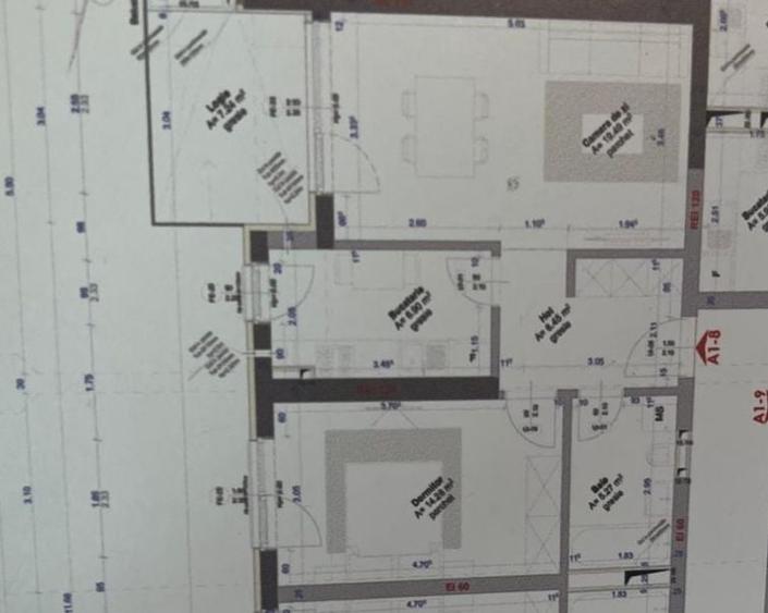Apartament cu 2 camere decomandat în Central