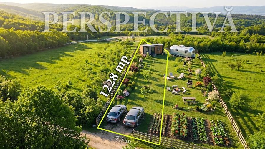 Teren de 1228 mp, în Mănești